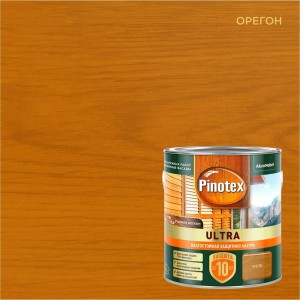 Влагостойкая защитная лазурь для древесины PINOTEX ULTRA NW (орегон; 2.5 л) 5803604