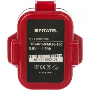 Аккумуляторная батарея для MAKITA (1.5 Ач, 9.6 В, Ni-Cd) Pitatel TSB-073-MAK96-15C