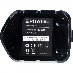 Аккумуляторная батарея для HITACHI (3.3 Ач, 12 В, Ni-Mh) Pitatel TSB-061-HIT12B-33M