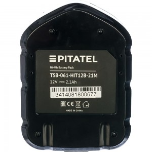 Аккумуляторная батарея для HITACHI (2.1 Ач, 12 В, Ni-Mh) Pitatel TSB-061-HIT12B-21M