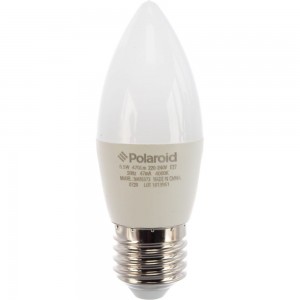 Светодиодная лампа 2Polaroid 20V C37 5,5W 4000K E27 470lm PL-C3755274