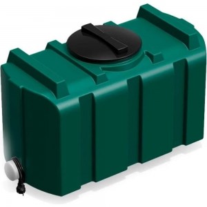 Душевой бак POLIMER GROUP серии «R» 300 литров (зеленый) с подогревом DR300S212
