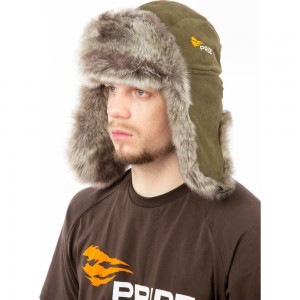 Шапка-ушанка PRIDE Taiga Тайга NEW, Исландия, хаки, M ЕР-00006523