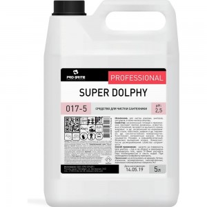 Средство для ежедневной чистки сантехники Pro-Brite SUPER DOLPHY 5 л 017-5