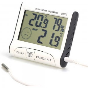 Электронный термометр-гигрометр с выносным датчиком Pro Legend PL6116