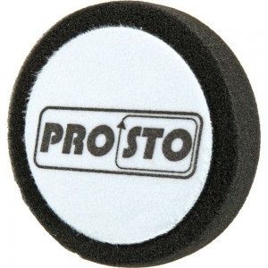 Полировальный диск на липучке PRO.STO 180x30 мм мягкий черный JH-007-7F 003-00103