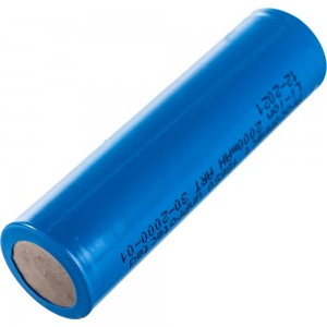 Аккумулятор 18650, unprotected, Li-ion, 2000 mAH, пакет БОБ PROCONNECT 30-2000-01