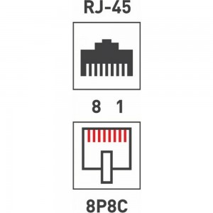 Джек RJ-45 8P8C CAT 5e PROCONNECT 05-1021-3
