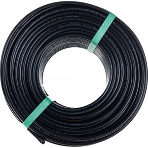 Коаксиальный кабель PROCONNECT SAT 703 B, Cu/Al/Al, 75%, 75 Ом, бухта 100м, черный OUTDOOR 01-2436-1