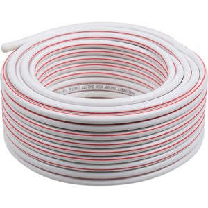 Коаксиальный кабель PROconnect SAT 50M, 75 Ом, CCS/Al/Al, 75%, бухта 20 м, белый 01-2401-2-20