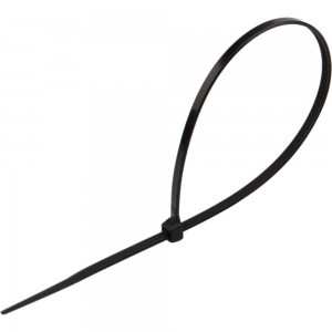Кабельная нейлоновая хомут-стяжка PROconnect 250x3,6 мм, черная, упаковка 100 шт. 57-0251