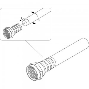 F-разъем PROCONNECT 05-4003-4 