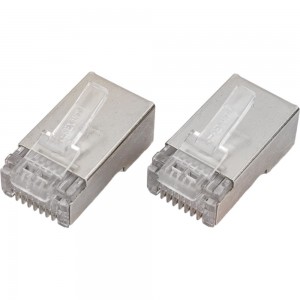 Экранированный разъем RJ-45 (8P8C) PROCONNECT под витую пару, FTP категория 5e, 5шт 05-1023-9