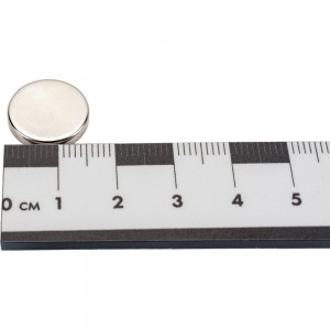Неодимовый магнит Проф-Магнит диск 15x3 мм NdFeB, 10 шт. N35