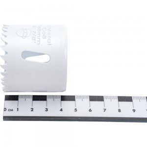 Коронка биметаллическая крупный зуб (48 мм, 38 мм, HSSE, М42) №035 Профоснастка 80101035