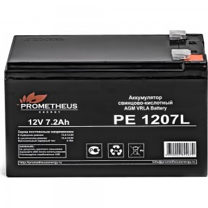 Батарея аккумуляторная Prometheus (7.2 Ач; 12 В) Prometheus energy PE12072L НФ-00005198