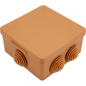Распределительная коробка Промрукав для прямого монтажа безгалогенная HF бук 100х100х50 1 шт 40-0302-8001