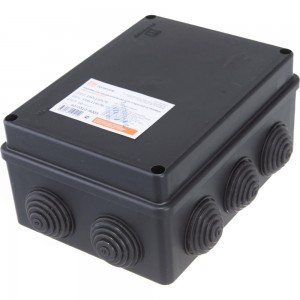 Распределительная коробка Промрукав для о/п безгалогенная HF черная 150х110х70 40-0310-9005