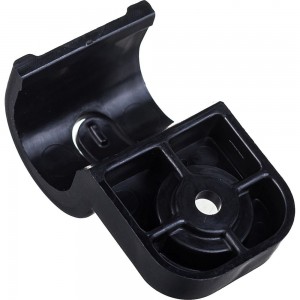 Пластиковая односторонняя крепеж-скоба для прямого монтажа Промрукав черная, в п/э, д 16, 50 шт PR13.0372