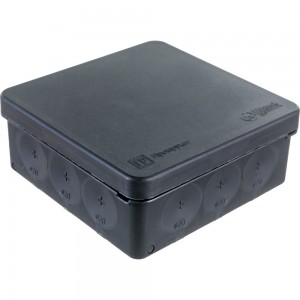 Распределительная коробка Промрукав для прямого монтажа двухкомпонентная безгалогенная HF 100x100x40 12 вводов 60-0303-9005