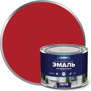 Эмаль PROREMONTT ПФ-115 красная, 0.5 кг Лк-00009789