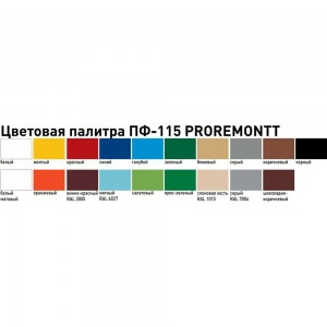 Эмаль PROREMONTT ПФ-115 желтая, 0.9 кг Лк-00004460