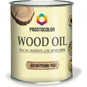 Льняное масло для древесины ПРОСТОКОЛОР WOOD OIL 2,2 л 95845