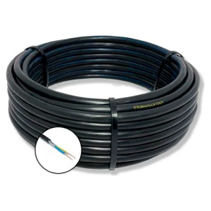 Гибкий кабель ПРОВОДНИК кгвэвнг(a)-ls 2x2.5 мм2, 15м OZ64687L15