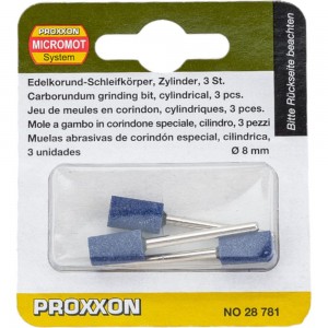 Насадки шлифовальные (3 шт; 3х8 мм) Proxxon PR- 28781