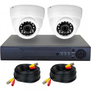 Комплект видеонаблюдения PS-link AHD 2Мп KIT-A202HD 2 камеры для помещения 2995