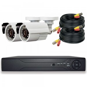 Комплект видеонаблюдения PS-link AHD 5Мп KIT-C502HD 2 камеры для улицы 3134