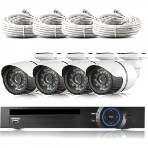 Комплект видеонаблюдения PS-link IP 5Мп KIT-C504IP-POE 4 камеры для улицы 2614