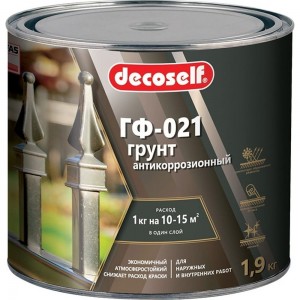 Грунт Пуфас ГФ-021 красно-коричневая Decoself 1,9кг тов-200077