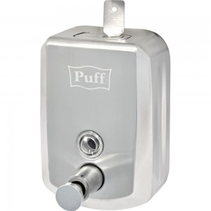 Дозатор для жидкого мыла Puff 8705 из нержавеющей стали, хром, 500 мл, с ключом 1402.137