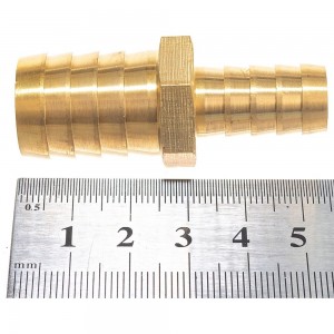 Адаптер соединитель шлангов ёлочка (19 - 12 мм; латунь) QUATTRO ELEMENTI 771-930