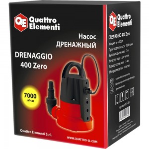 Дренажный насос QUATTRO ELEMENTI Drenaggio 400 Zero 241-802