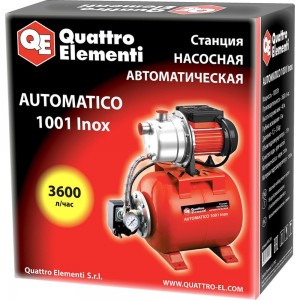 Насосная станция QUATTRO ELEMENTI Automatico 1001 Inox 910-218