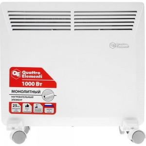 Конвекторный нагреватель воздуха QUATTRO ELEMENTI QE-1000KM 1 кВт. 790-526