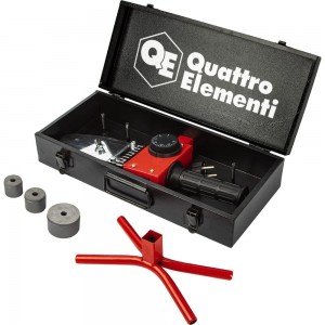 Сварочный аппарат для пластиковых труб QUATTRO ELEMENTI ST-850 850 Вт, насадки 20-32 мм, кейс 793-329