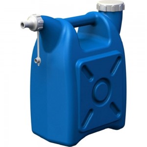 Канистра-лейка с дополнительным горлышком для слива синяя 15 л Radivas G1-3-001