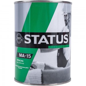 Масляная краска Радугамалер STATUS МА-15 (белая; по металлу, дереву, бетону; 0,8 кг) 4630018082277
