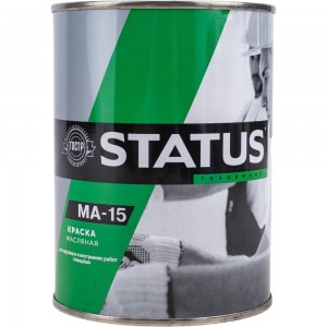 Масляная краска Радугамалер STATUS МА-15 (салатная; по металлу, дереву, бетону; 0.8 кг) 4630018083151