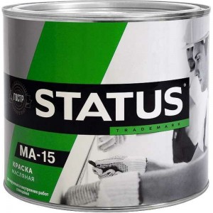 Масляная краска Радугамалер STATUS МА-15 (салатная; по металлу, дереву, бетону; 2.6 кг) 4630018083175