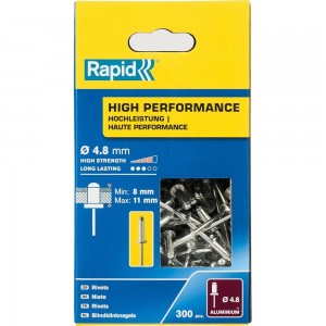 Алюминиевая заклепка RAPID R:High-performance-rivet d4.8x14 мм, 300 шт. 5001437