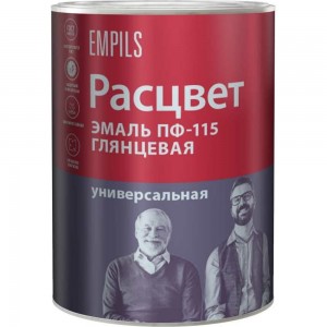 Эмаль Расцвет ПФ-115 салатовая, 0.9 кг 9595