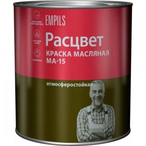 Масляная краска Расцвет серая, 2.7 кг 67084