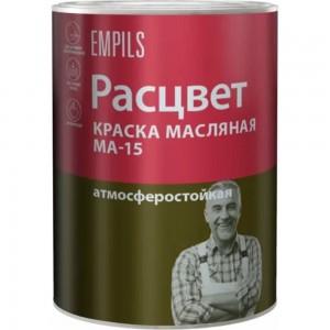 Масляная краска Расцвет белая, 0.9 кг 5761