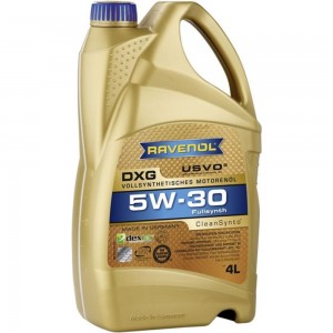 Моторное масло DXG SAE 5W-30 new 4 л RAVENOL 1111124-004-01-999