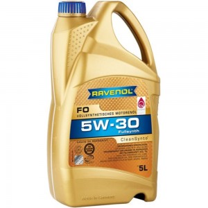 Моторное масло FO SAE 5W-30 new 5 л RAVENOL 1111115-005-01-999