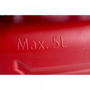 Канистра полиэтиленовая красная для ГСМ с заливным устройством 5 л REDMARK RM80005